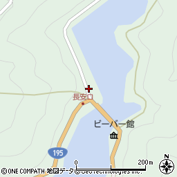 徳島県那賀町（那賀郡）長安（風穴）周辺の地図