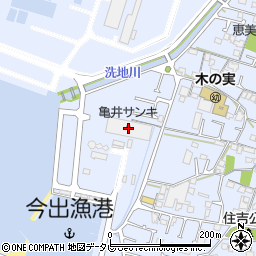 亀井サンキ株式会社周辺の地図