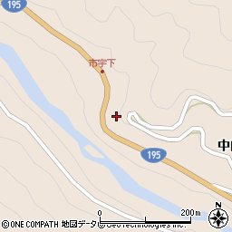 徳島県那賀町（那賀郡）白石（サデ山）周辺の地図