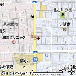 ローソン松山古川北二丁目店周辺の地図