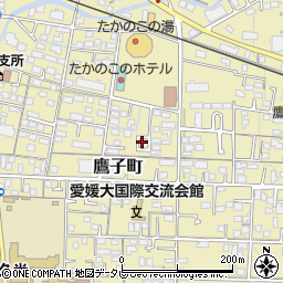 愛媛県松山市鷹子町729周辺の地図