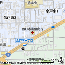 西日本常盤商行周辺の地図
