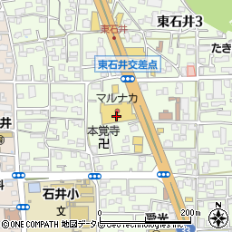 １００円ショップセリア　東石井店周辺の地図