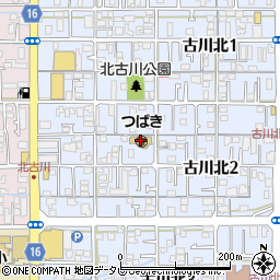 松山市立つばき保育園周辺の地図