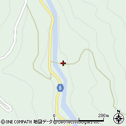 高知県土佐郡大川村大北川172周辺の地図