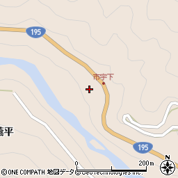徳島県那賀郡那賀町白石鳥砂8周辺の地図