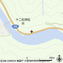 宇奈為神社周辺の地図