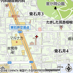 松山石井校　河合塾マナビス周辺の地図