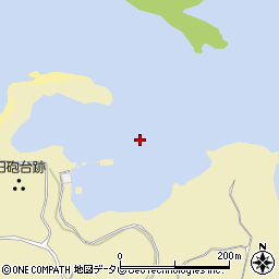 唐船湾周辺の地図