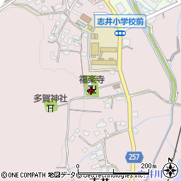 福楽寺周辺の地図