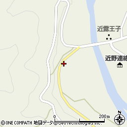 和歌山県田辺市中辺路町近露761周辺の地図