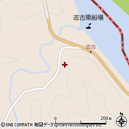 和歌山県新宮市熊野川町日足256周辺の地図