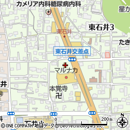 ローソン松山東石井六丁目店周辺の地図