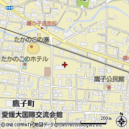 愛媛県松山市鷹子町700周辺の地図