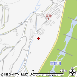 愛媛県東温市樋口甲-87周辺の地図
