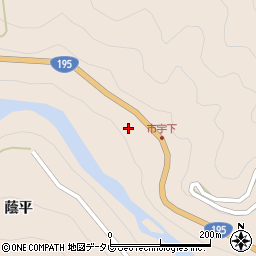 徳島県那賀郡那賀町白石鳥砂23周辺の地図