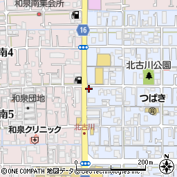 チキン・チキン　和泉店周辺の地図