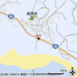 津井周辺の地図