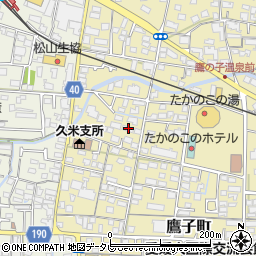 愛媛県松山市鷹子町790周辺の地図