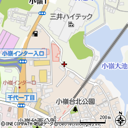 緑化倉庫周辺の地図