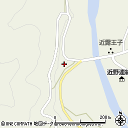 和歌山県田辺市中辺路町近露717周辺の地図