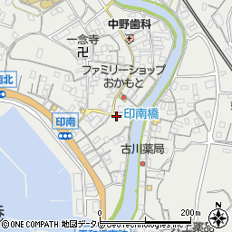 岩津商店周辺の地図