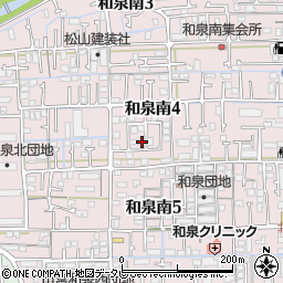 愛媛県松山市和泉南4丁目9-1周辺の地図