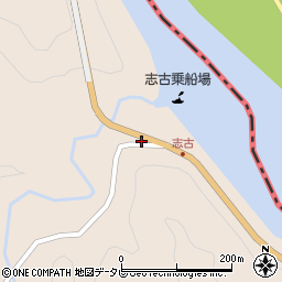 和歌山県新宮市熊野川町日足269周辺の地図