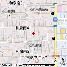 愛媛県松山市和泉南4丁目6-22周辺の地図