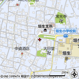 松山市役所　公民館垣生公民館周辺の地図