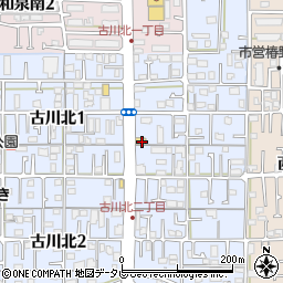 丸亀製麺 松山店周辺の地図