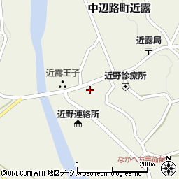 和歌山県田辺市中辺路町近露1141周辺の地図