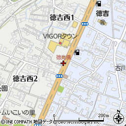 徳光橋周辺の地図