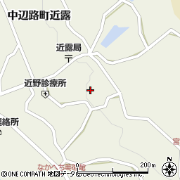 和歌山県田辺市中辺路町近露1183周辺の地図