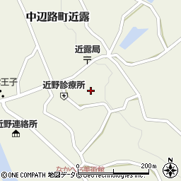 和歌山県田辺市中辺路町近露1178周辺の地図