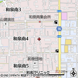 愛媛県松山市和泉南4丁目6-25周辺の地図