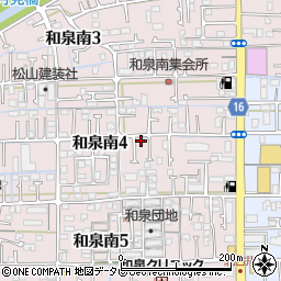 愛媛県松山市和泉南4丁目6-20周辺の地図