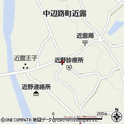 和歌山県田辺市中辺路町近露1133周辺の地図