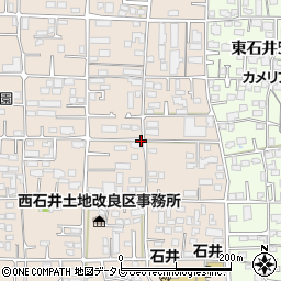愛媛県松山市西石井6丁目周辺の地図
