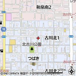 春泰堂松山古川店周辺の地図