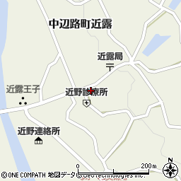 和歌山県田辺市中辺路町近露1132周辺の地図