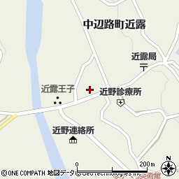 和歌山県田辺市中辺路町近露941周辺の地図