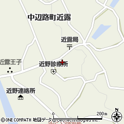 和歌山県田辺市中辺路町近露1129周辺の地図