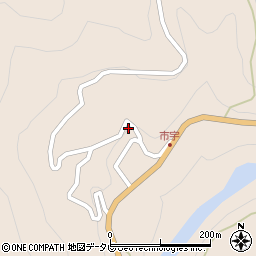 徳島県那賀町（那賀郡）白石（井ノ浦）周辺の地図