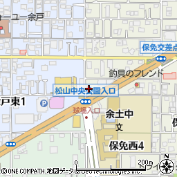 コニカミノルタビジネスソリューションズ株式会社　松山サービスチーム周辺の地図