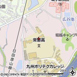常磐高等学校周辺の地図