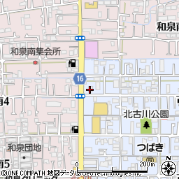 イレブンカット古川店周辺の地図