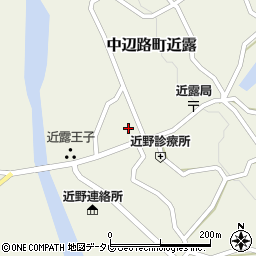 和歌山県田辺市中辺路町近露943周辺の地図