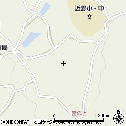 和歌山県田辺市中辺路町近露1229周辺の地図