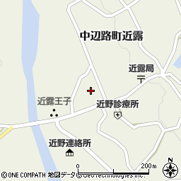 和歌山県田辺市中辺路町近露939周辺の地図